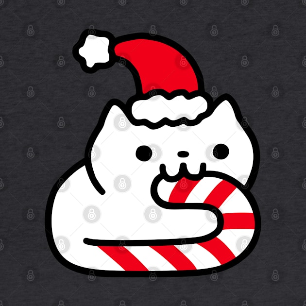 Candy Cane Cat by obinsun